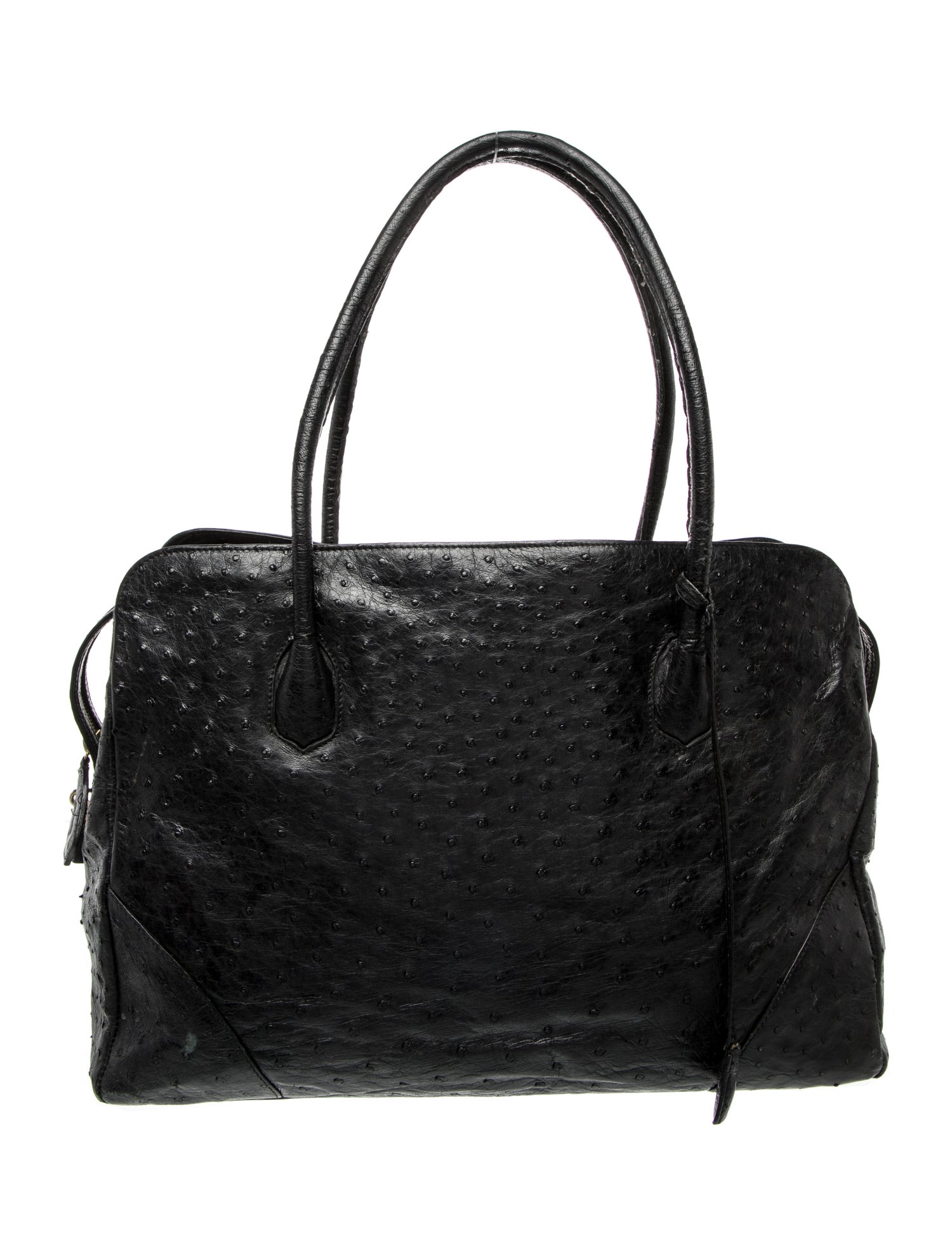 Lana Marks Ostrich Tote