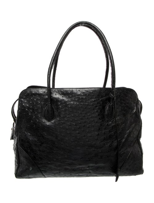 Lana Marks Ostrich Tote