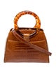 Lana Marks Alligator Top Handle Bag