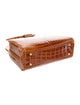 Lana Marks Alligator Top Handle Bag
