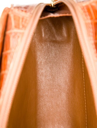 Lana Marks Alligator Top Handle Bag