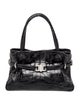 Lana Marks Crocodile Top Handle Bag