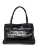 Lana Marks Crocodile Top Handle Bag