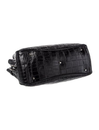 Lana Marks Crocodile Top Handle Bag