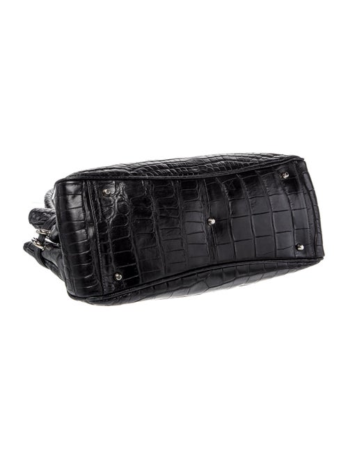 Lana Marks Crocodile Top Handle Bag