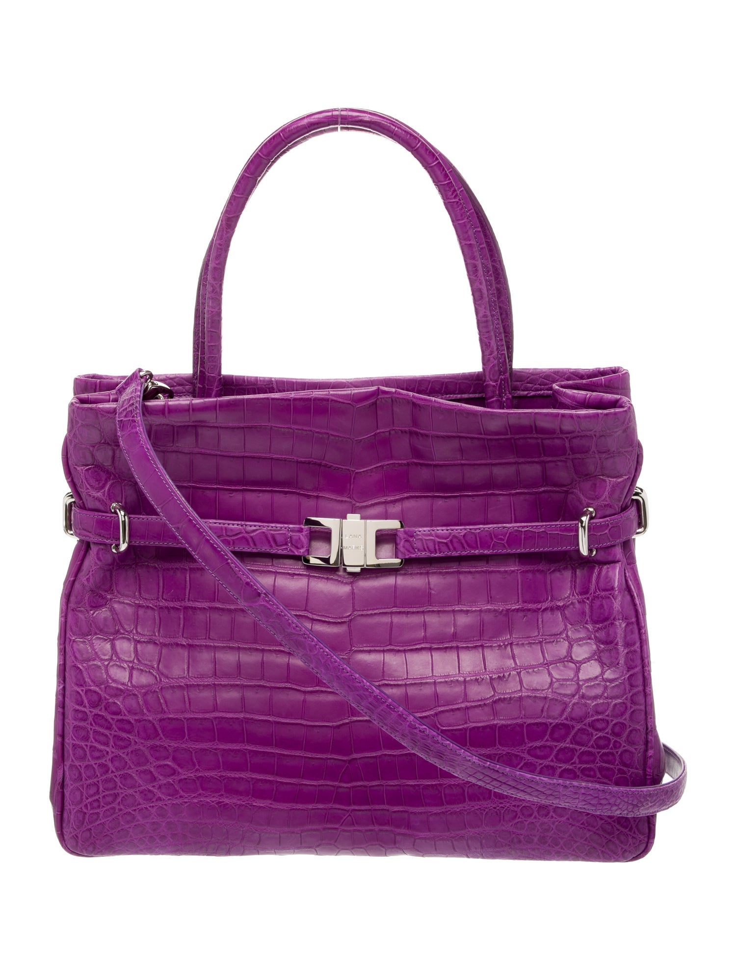 Lana Marks Crocodile Crossbody Bag