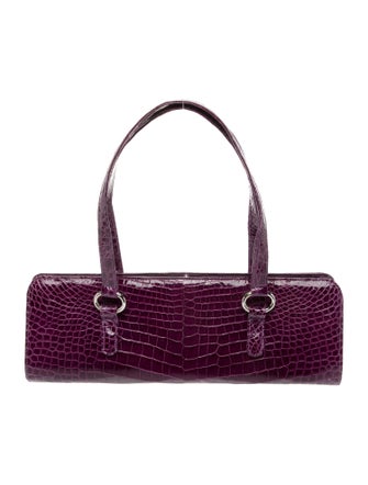 Lana Marks Crocodile Shoulder Bag