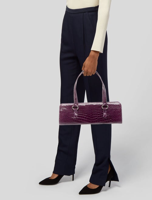 Lana Marks Crocodile Shoulder Bag