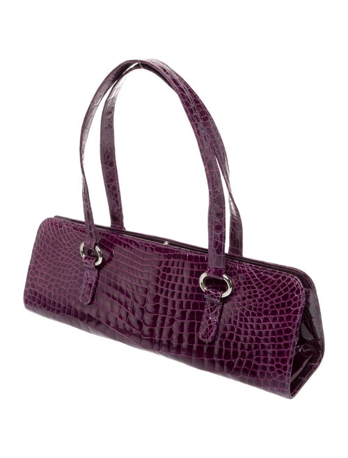 Lana Marks Crocodile Shoulder Bag