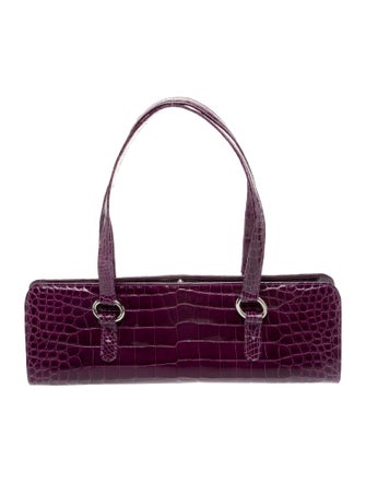 Lana Marks Crocodile Shoulder Bag
