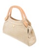 Lana Marks Crocodile Top Handle Bag