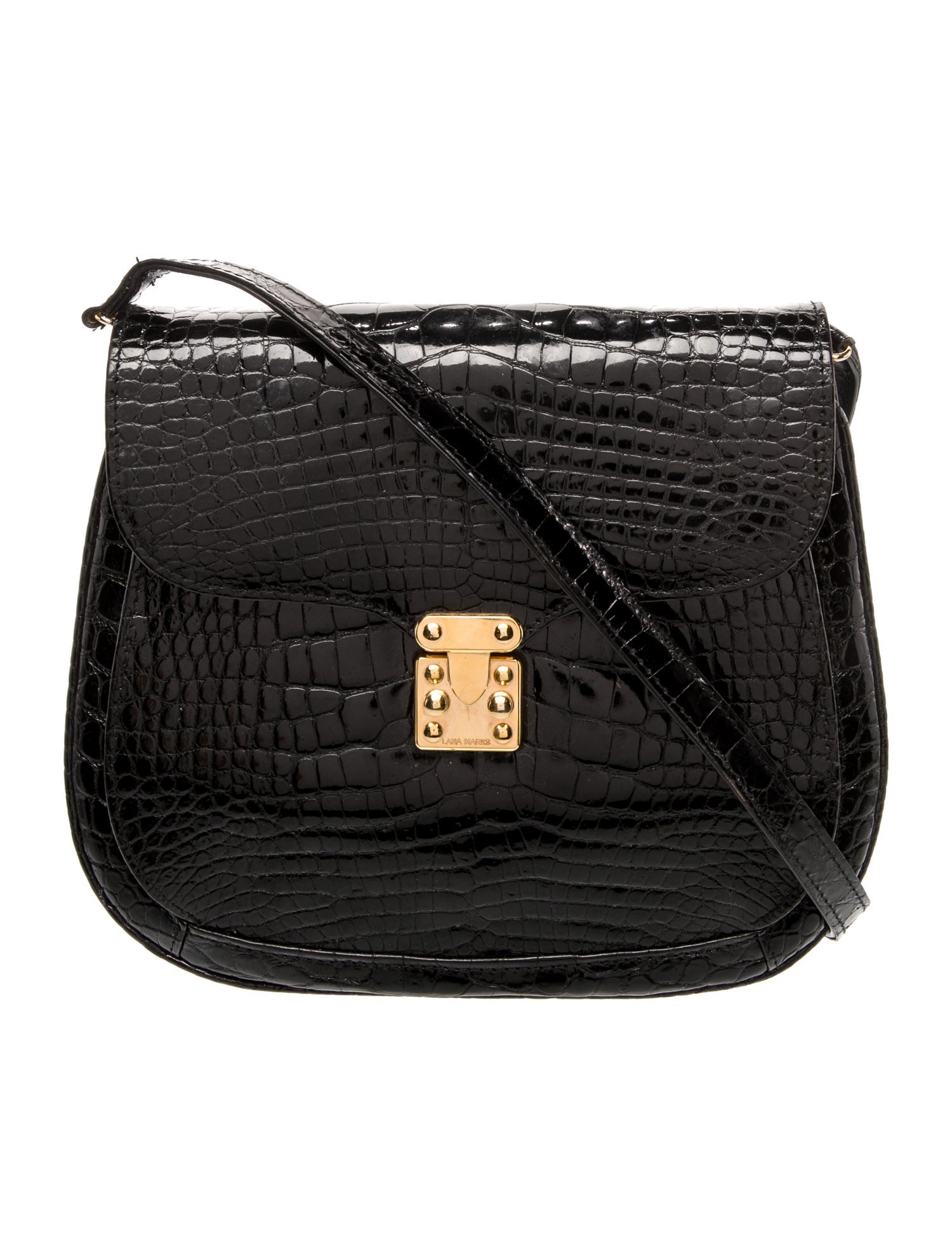 Lana Marks Patent Leather Shoulder Bag