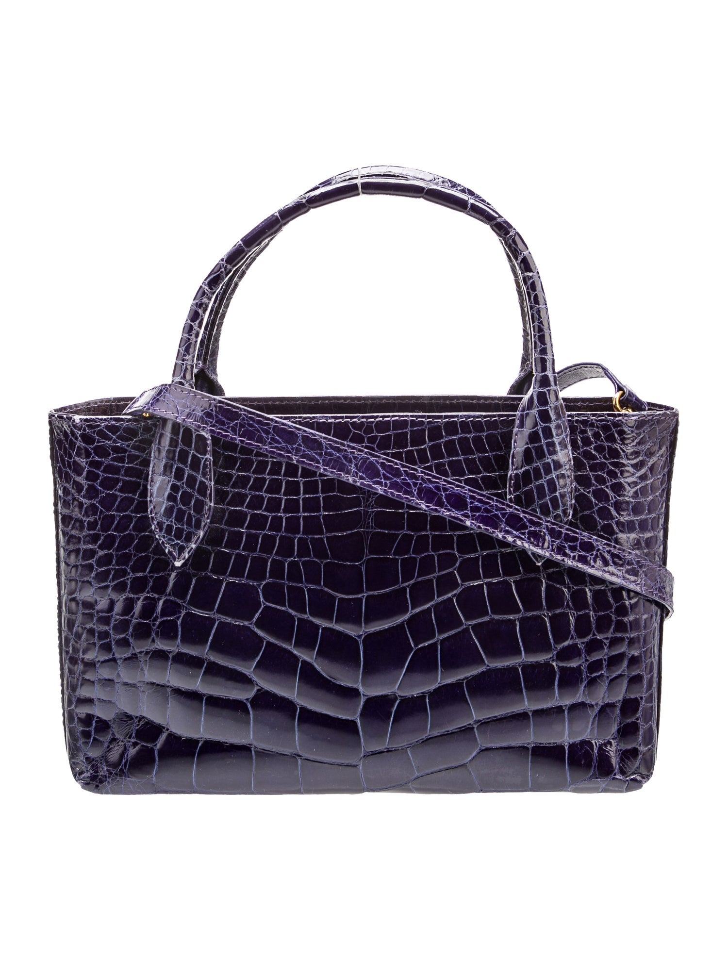 Lana Marks Alligator Shoulder Bag