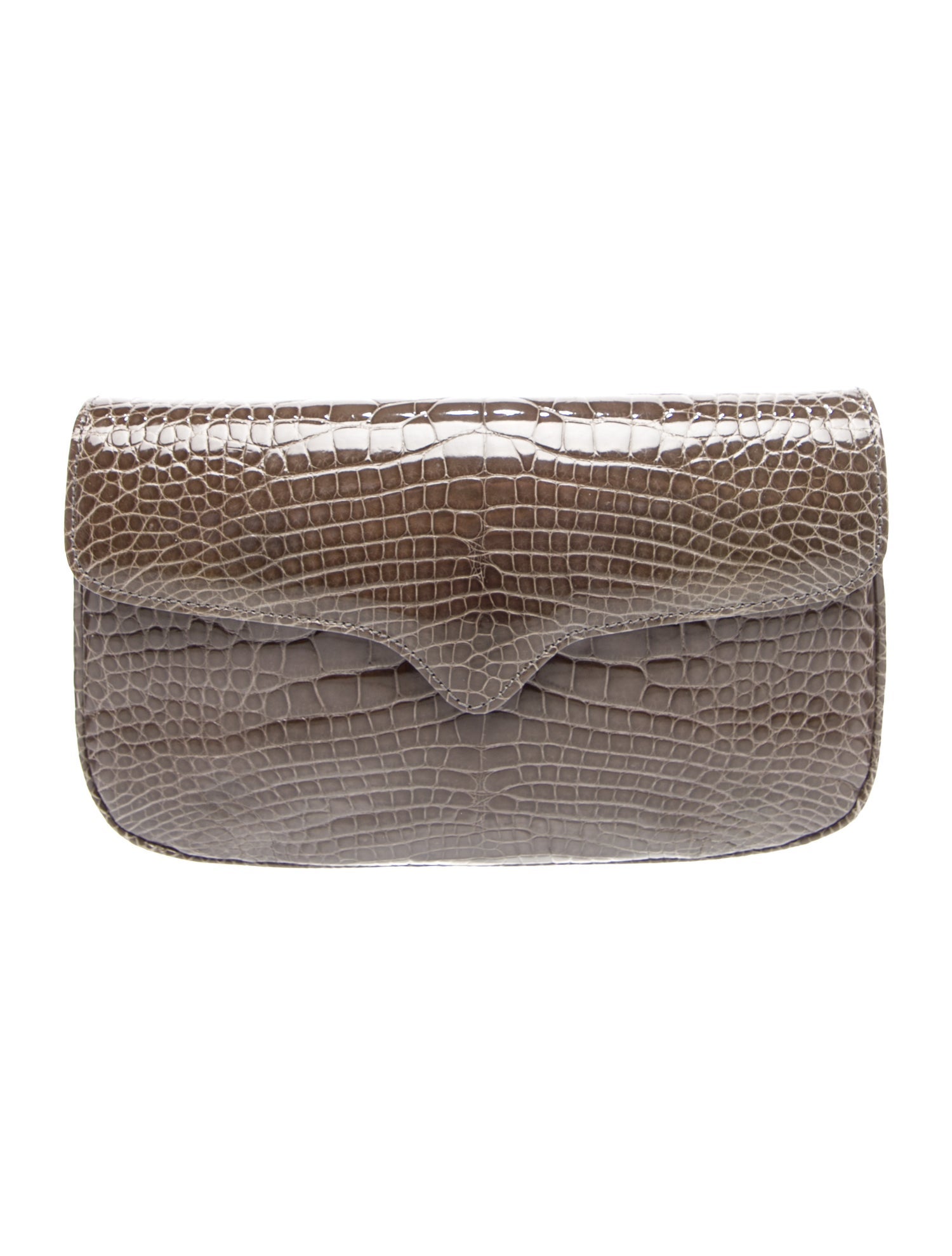Lana Marks Embossed Leather Clutch