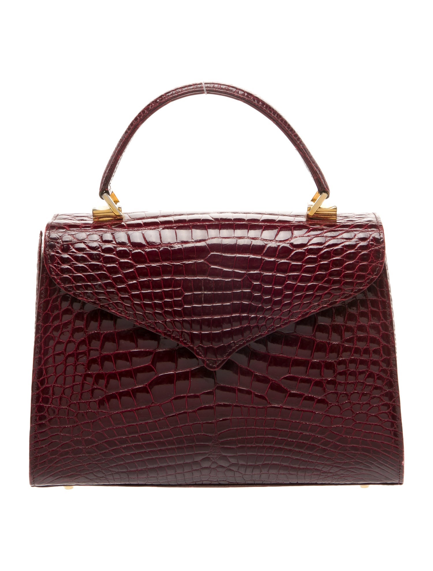 Lana Marks Embossed Leather Top Handle Bag