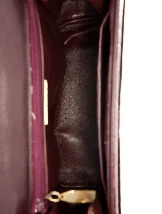 Lana Marks Embossed Leather Top Handle Bag