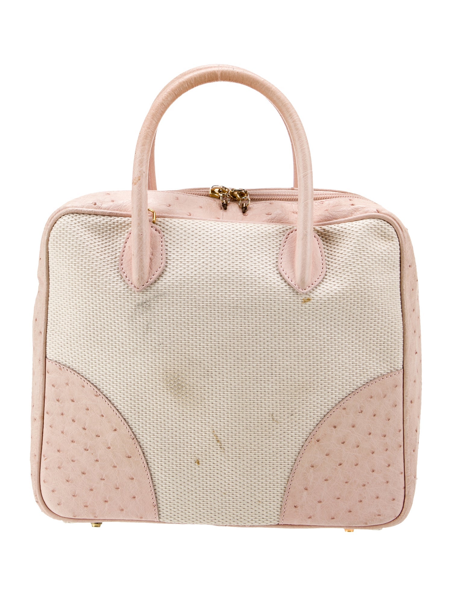 Lana Marks Canvas Top Handle Bag