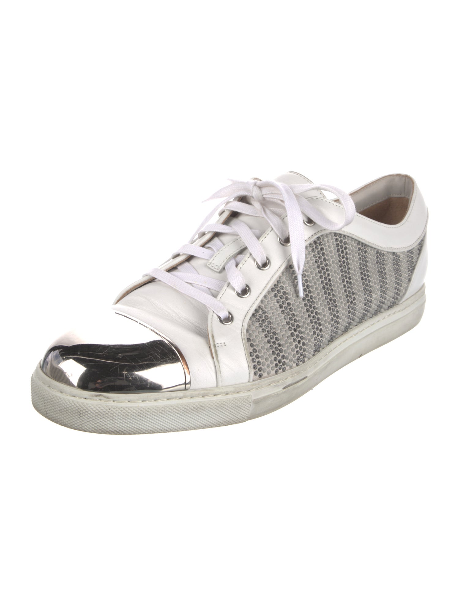Louis Leeman Leather Printed Sneakers