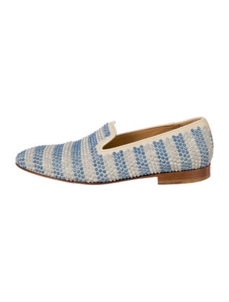Louis Leeman Suede Striped Loafers