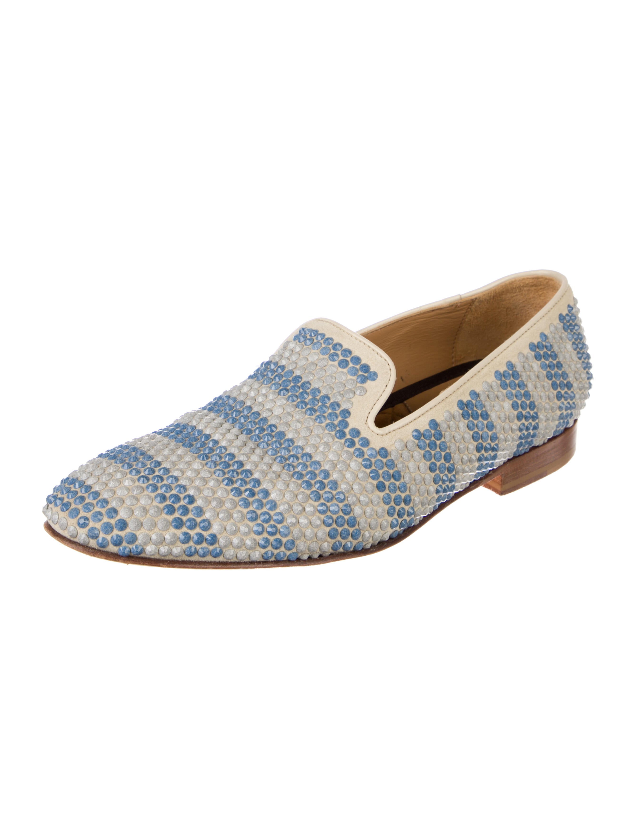 Louis Leeman Suede Striped Loafers