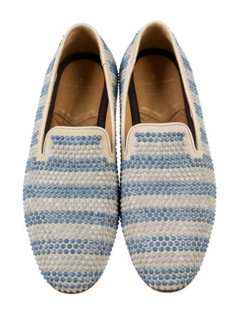 Louis Leeman Suede Striped Loafers