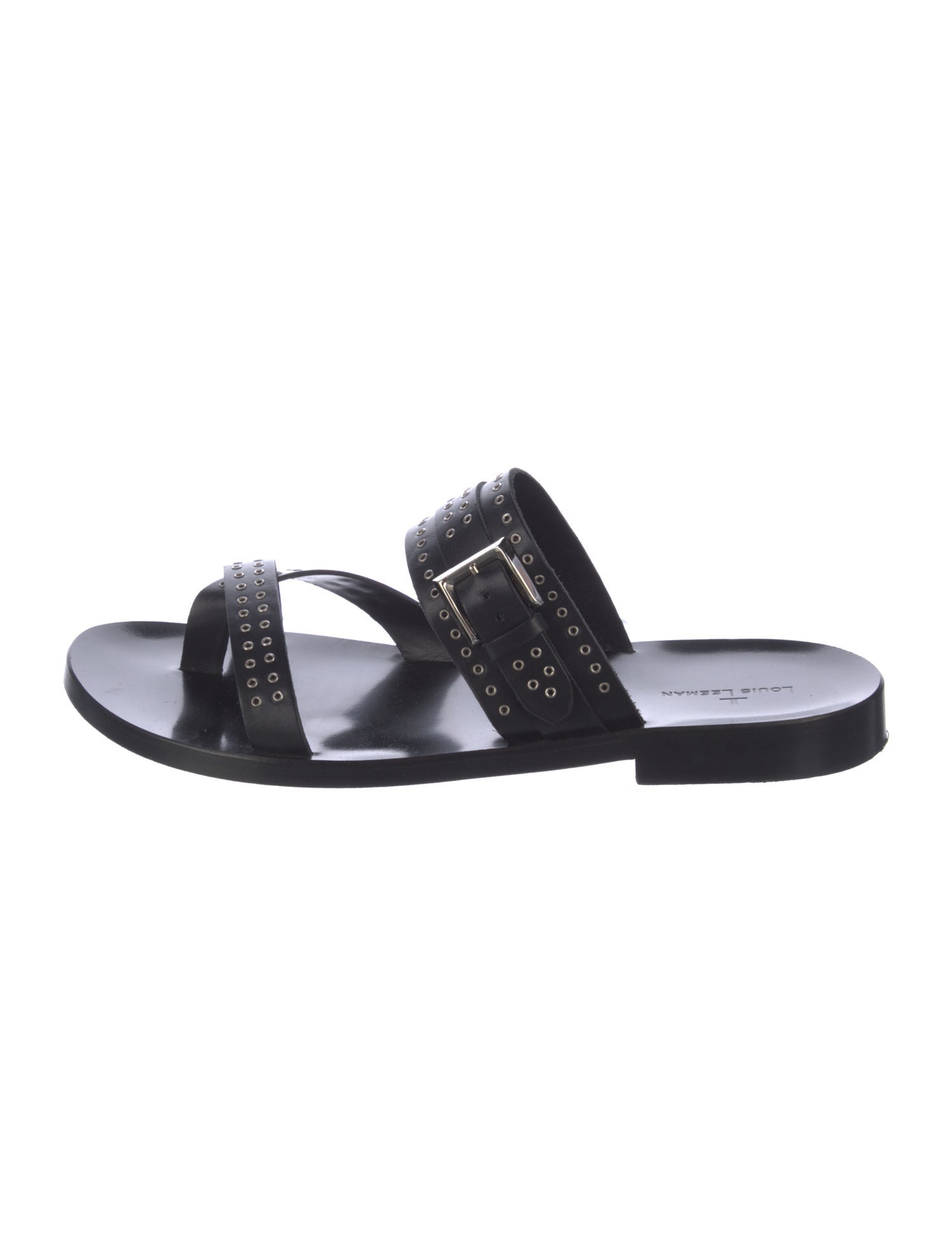 Louis Leeman Leather Slides