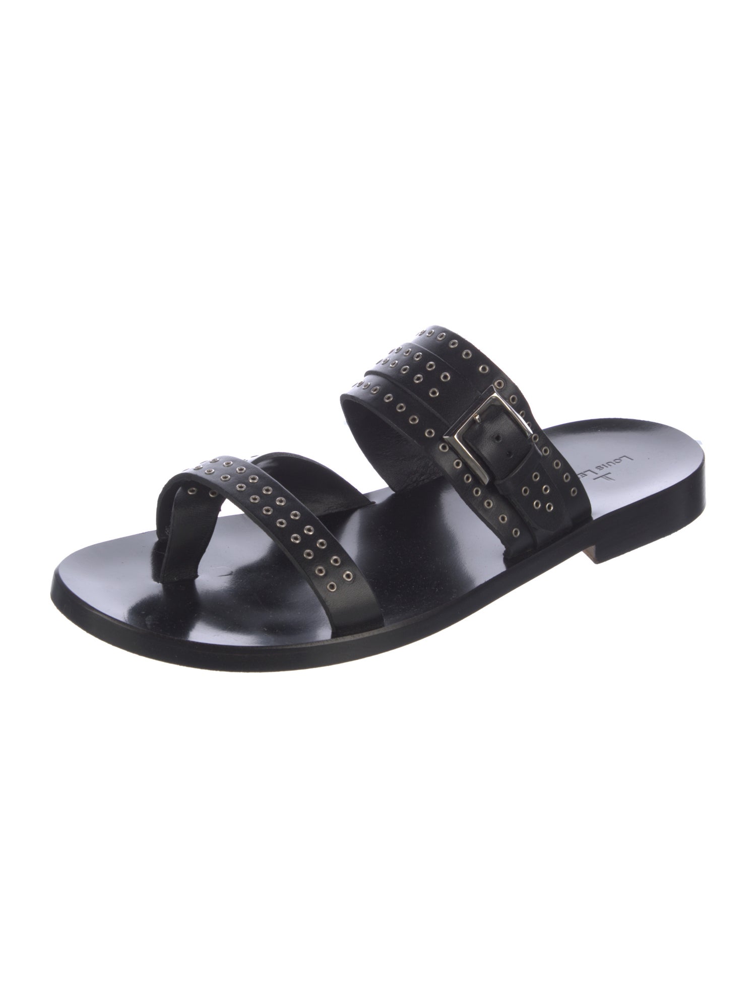Louis Leeman Leather Slides