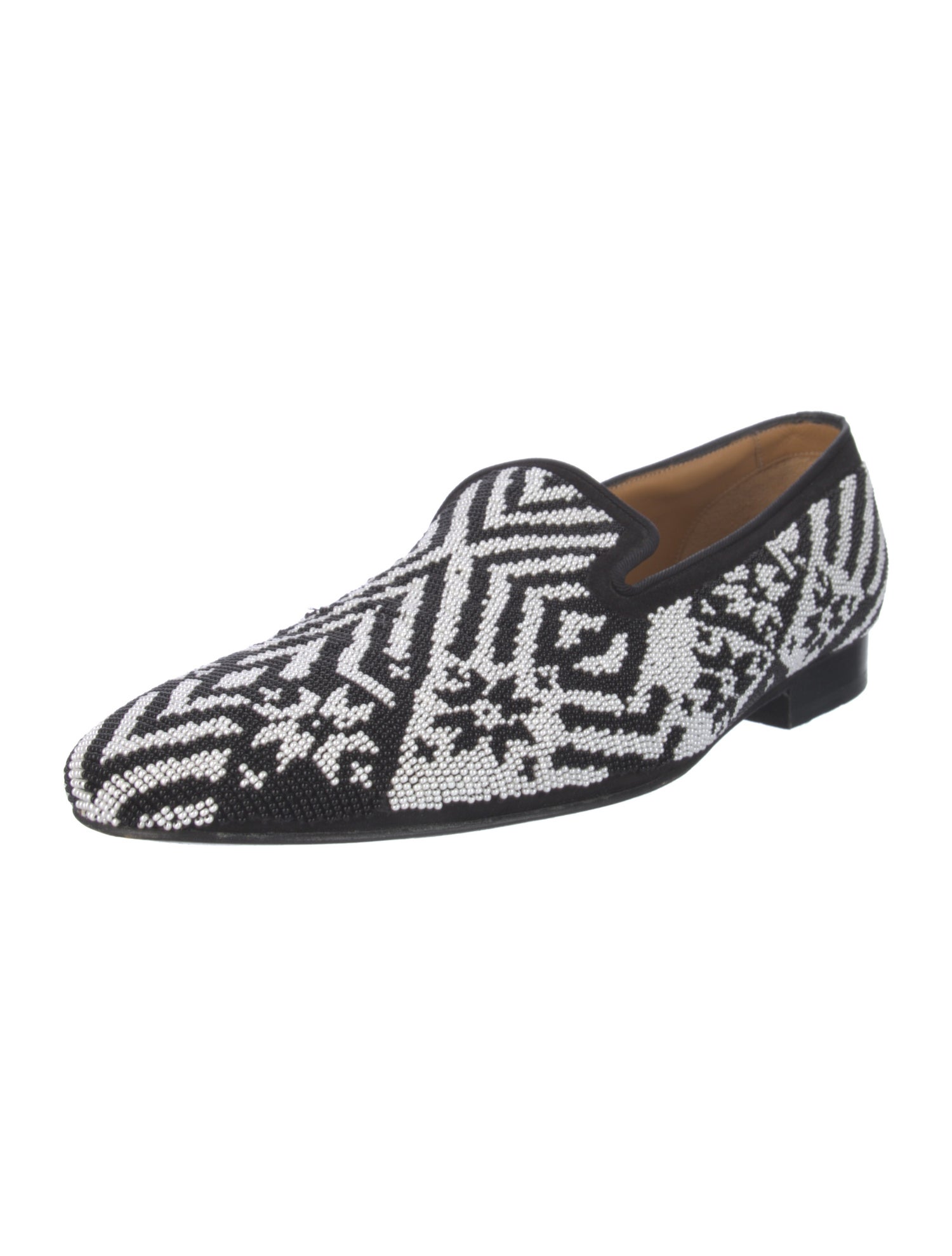 Louis Leeman Suede Printed Loafers
