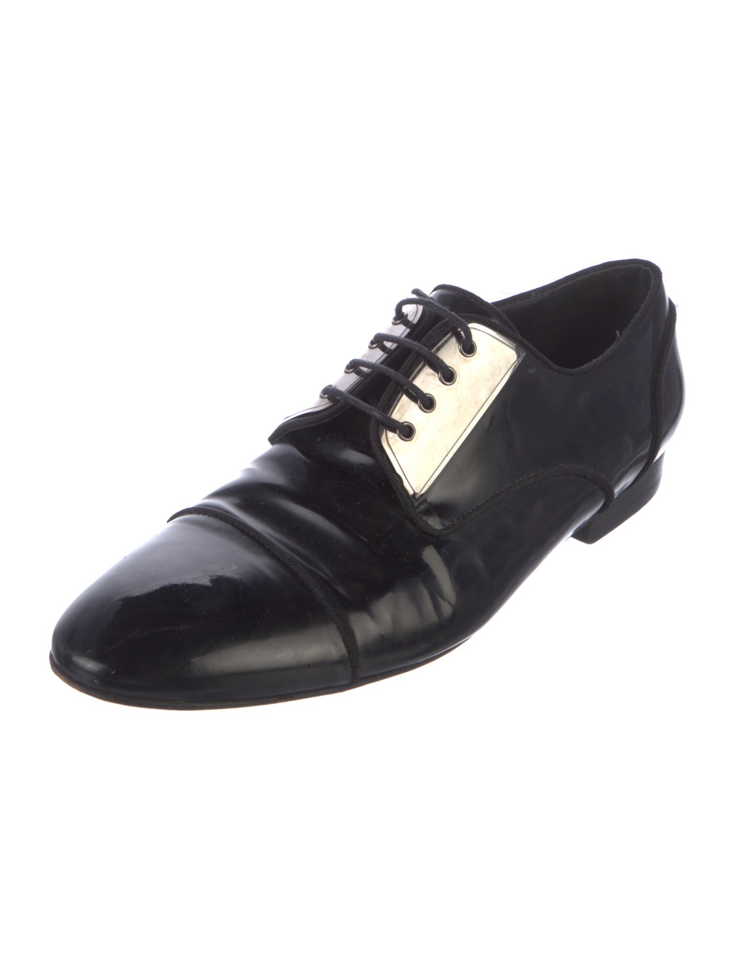 Louis Leeman Patent Leather Derby Shoes