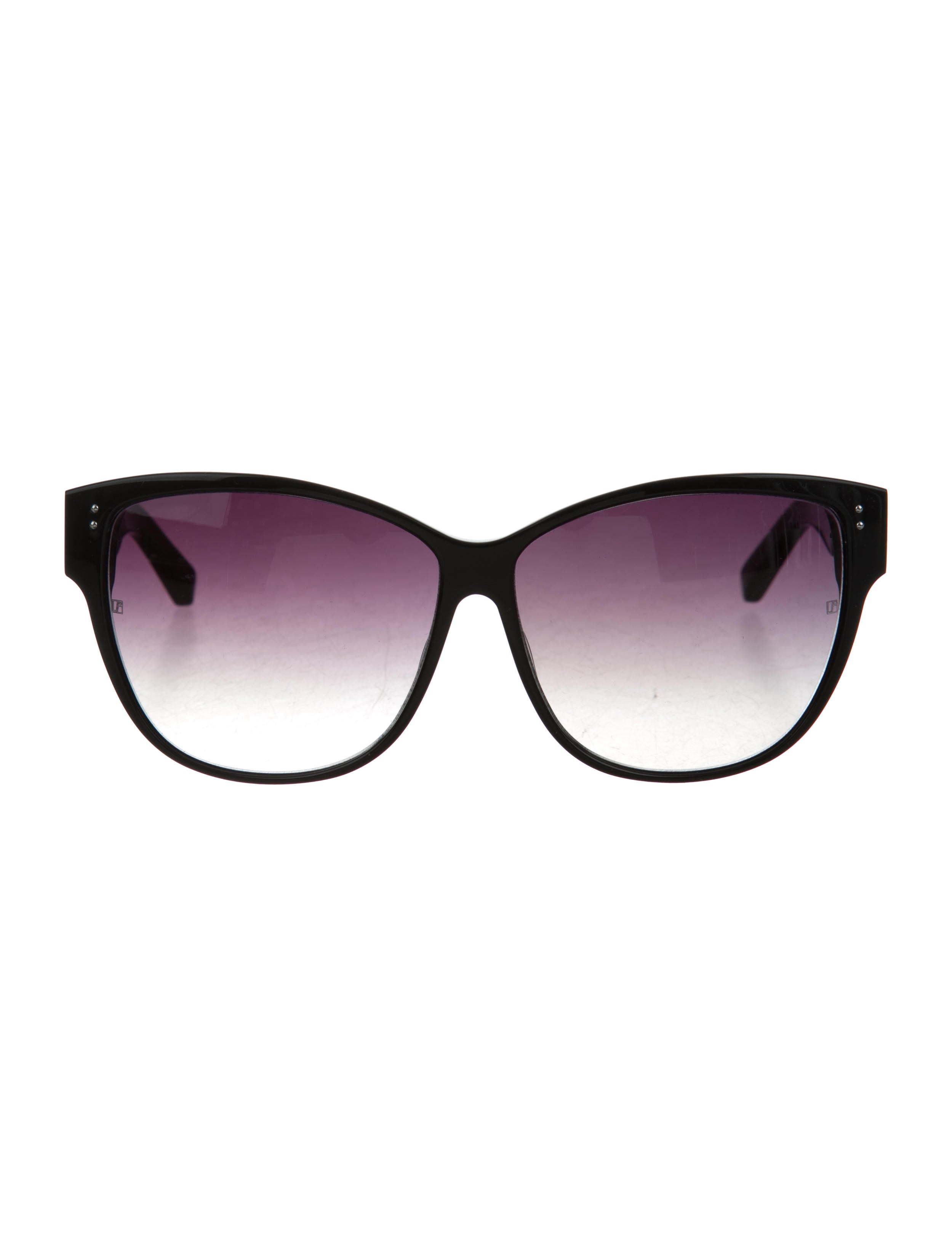 Linda Farrow Gradient Laser Cut Sunglasses Accessories LNF20503