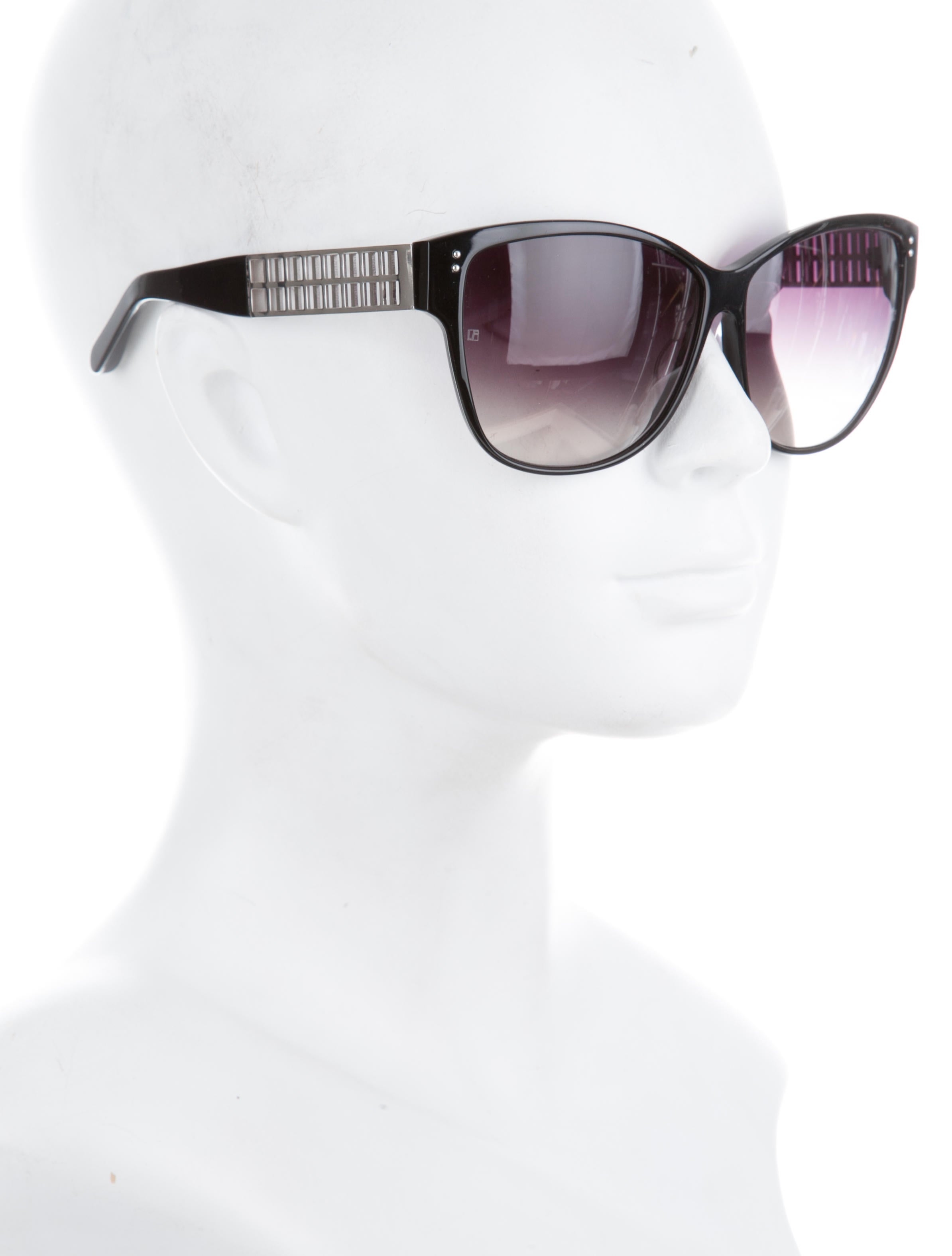 Linda Farrow Gradient Laser Cut Sunglasses Accessories LNF20503