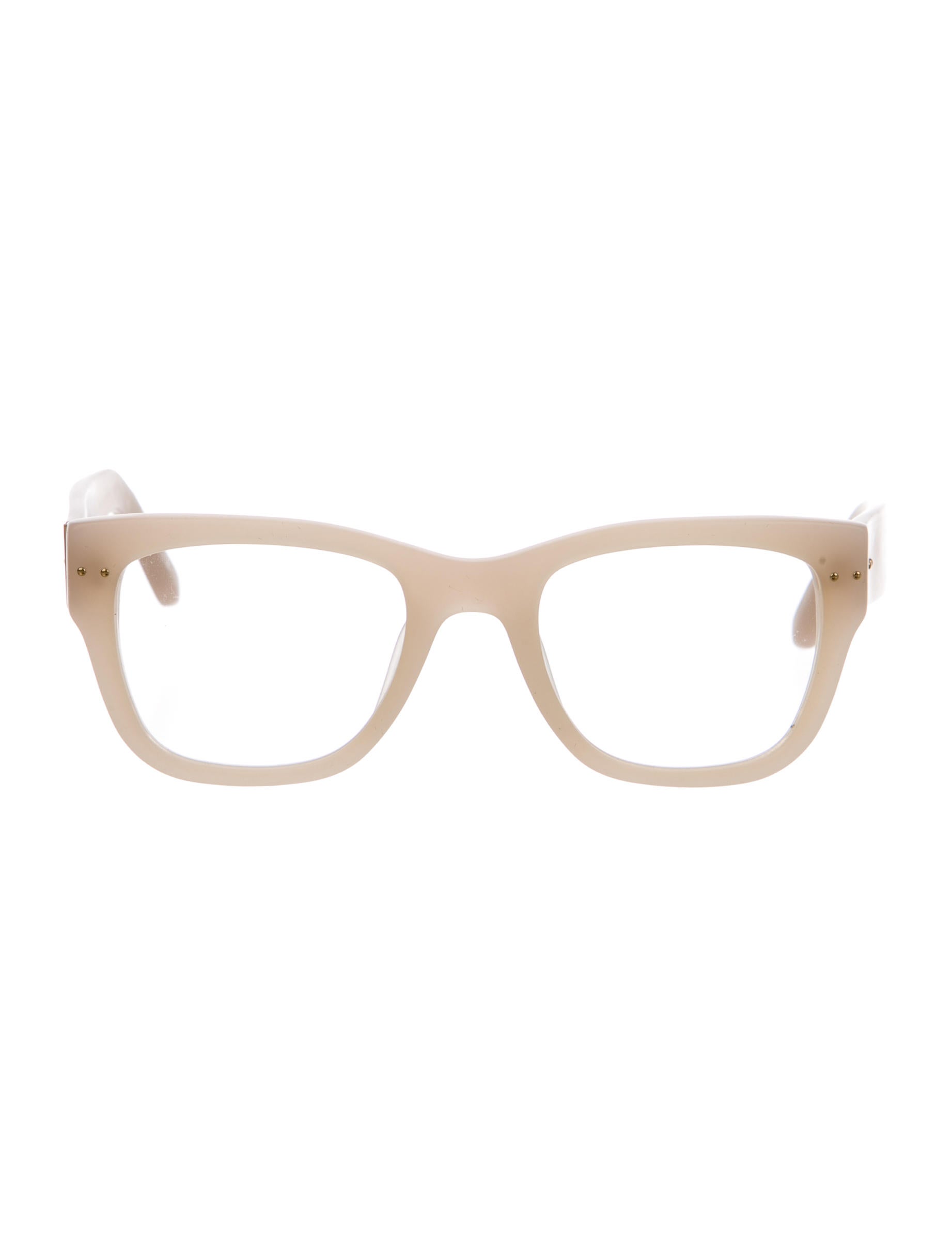 Linda Farrow Frosted Rectangle Eyeglasses Accessories LNF20525