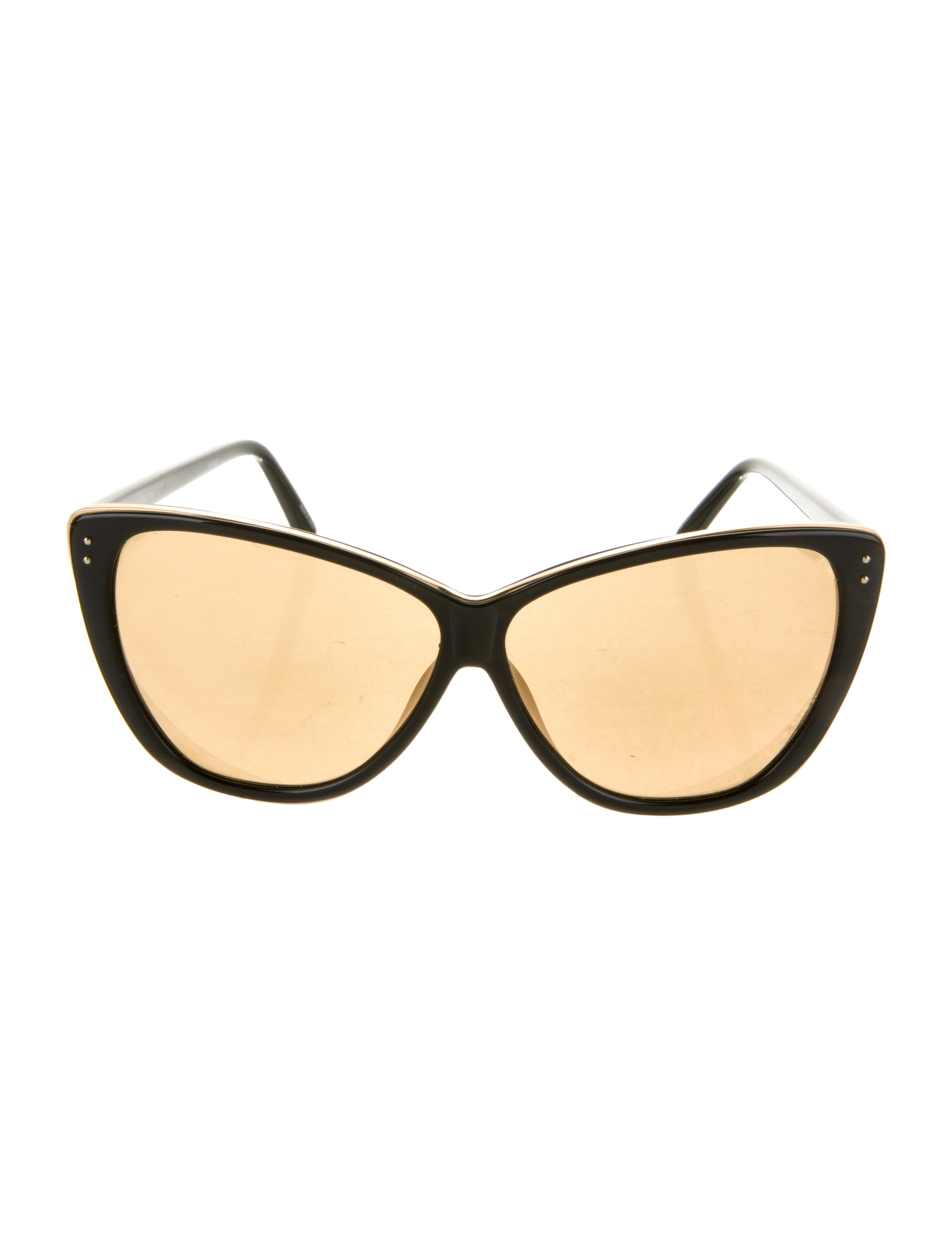 linda farrow cat eye sunglasses