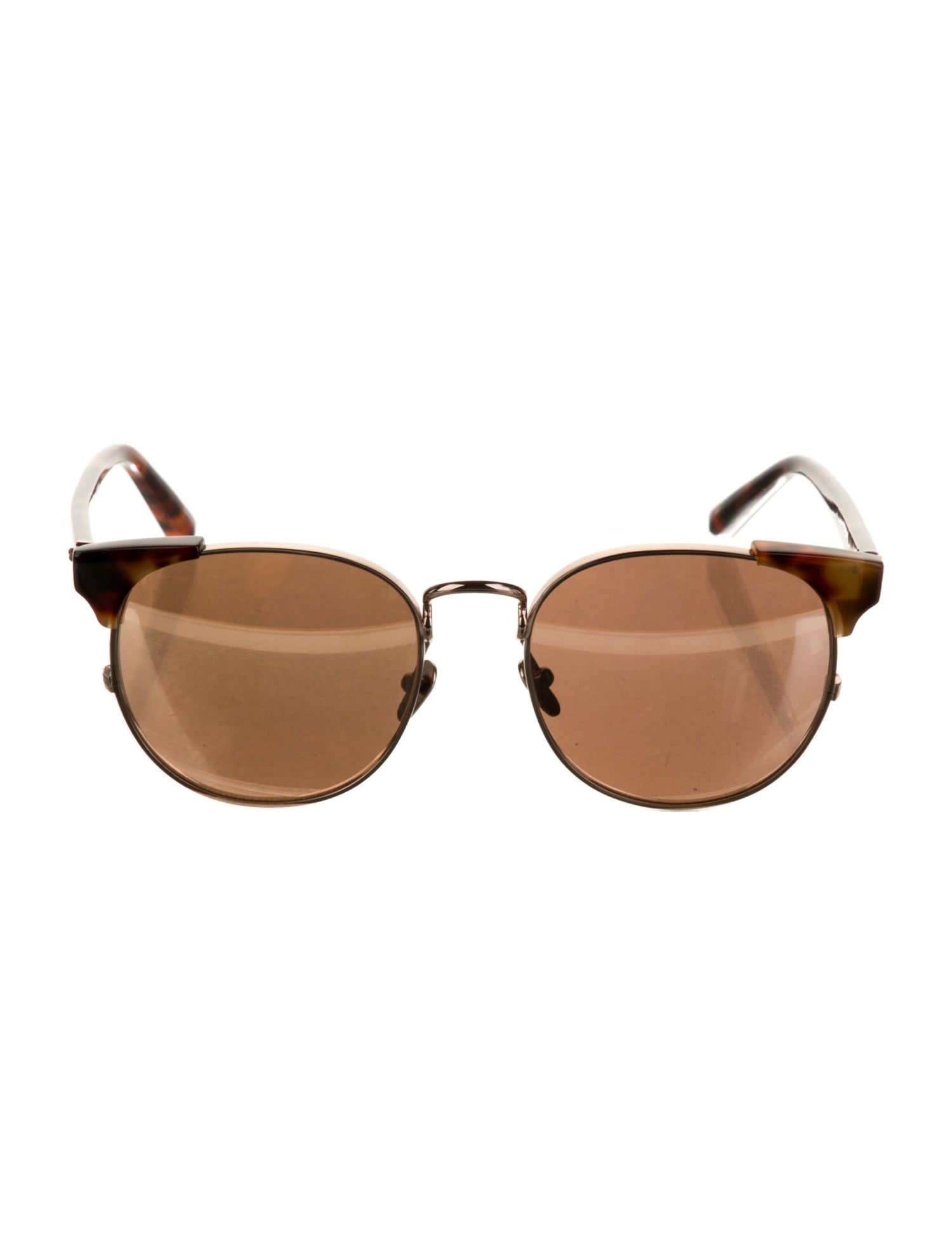 Linda Farrow Wayfarer Mirrored Sunglasses