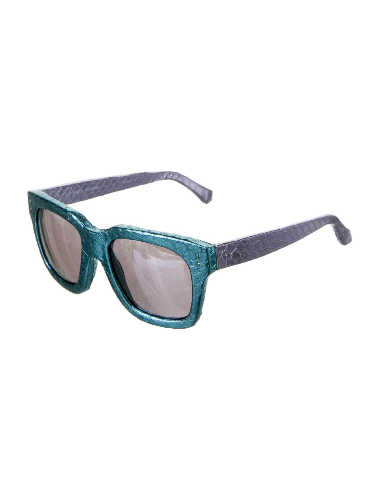 Linda Farrow Wayfarer Mirrored Sunglasses