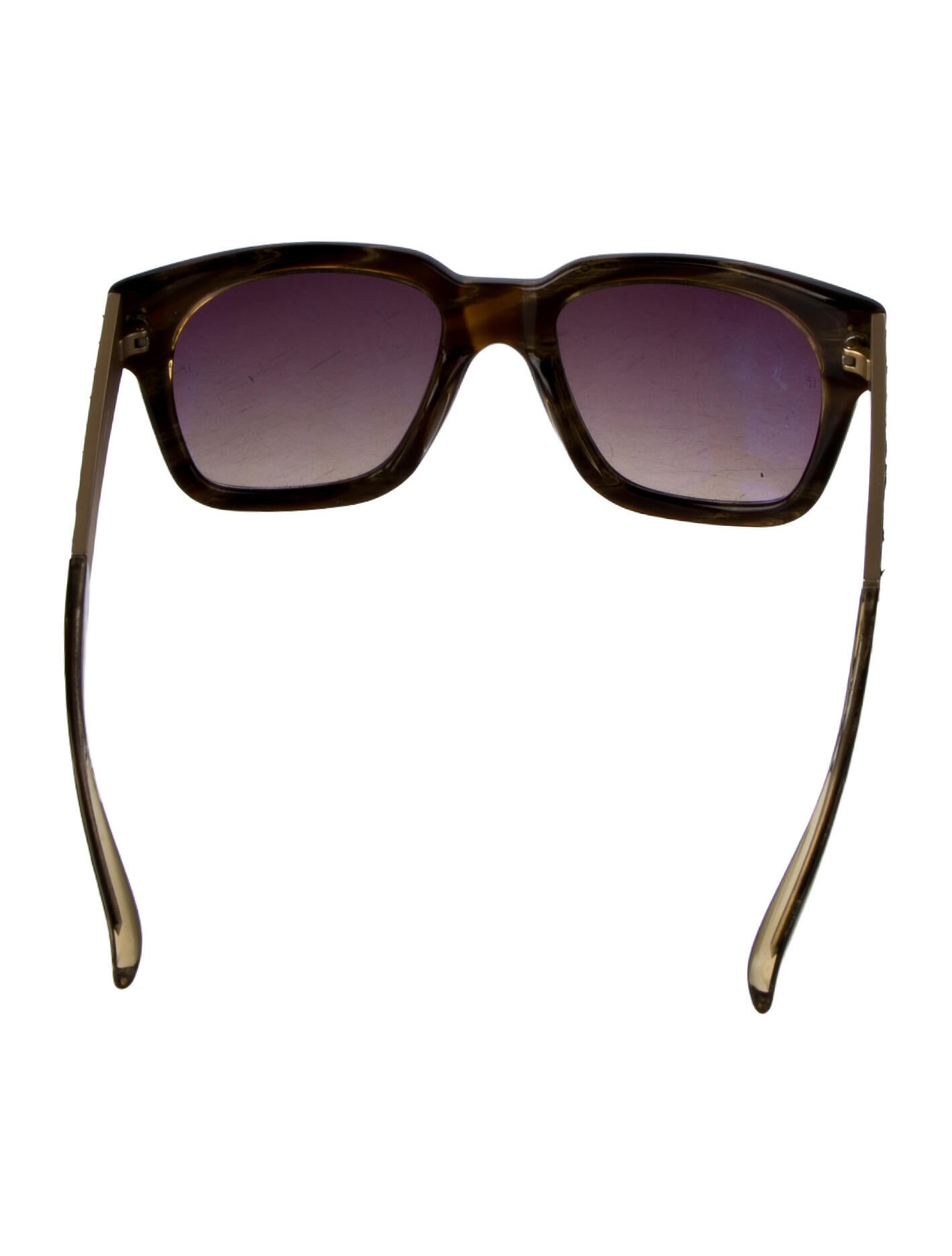 Linda Farrow Wayfarer Tinted Sunglasses