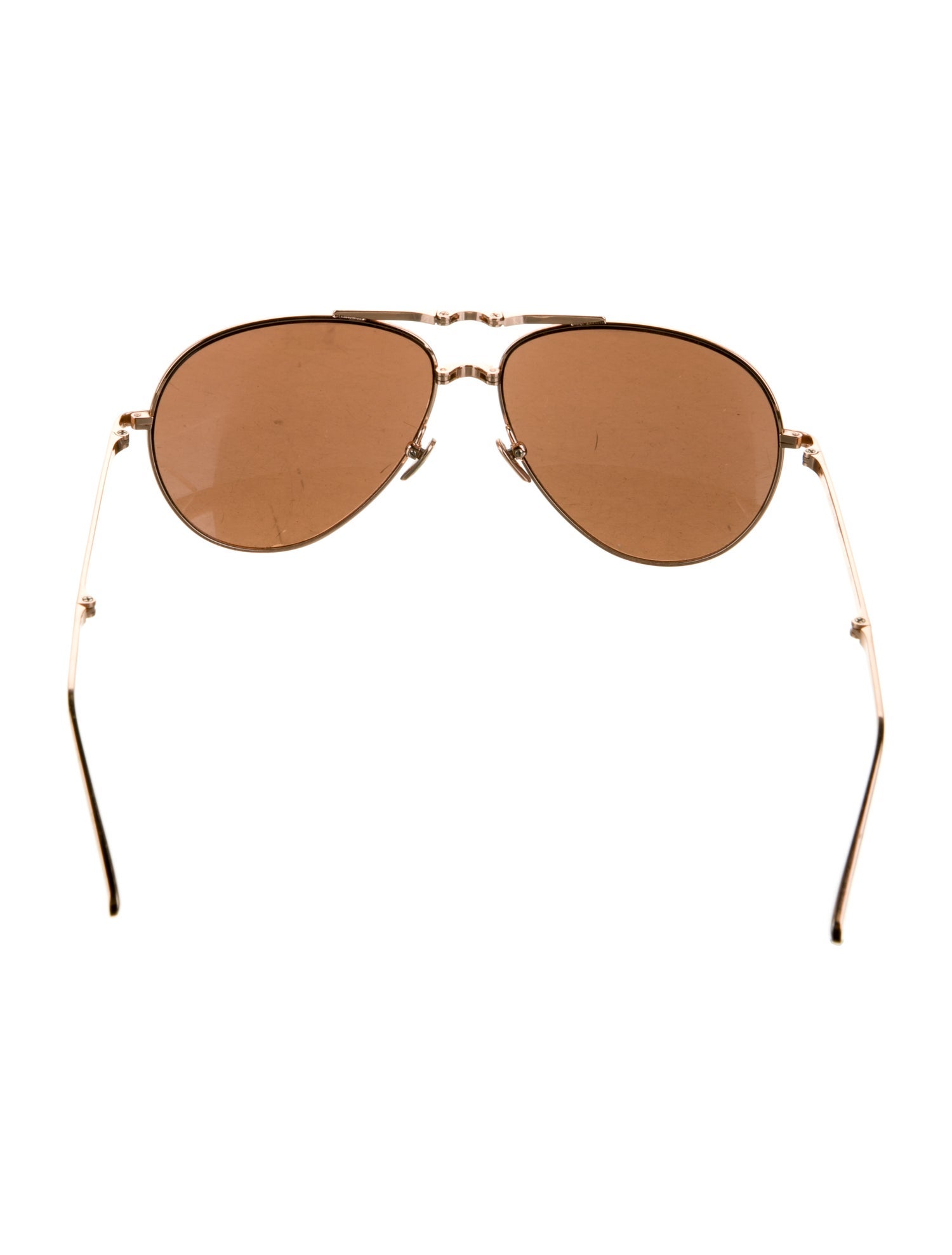 Linda Farrow Aviator Mirrored Sunglasses