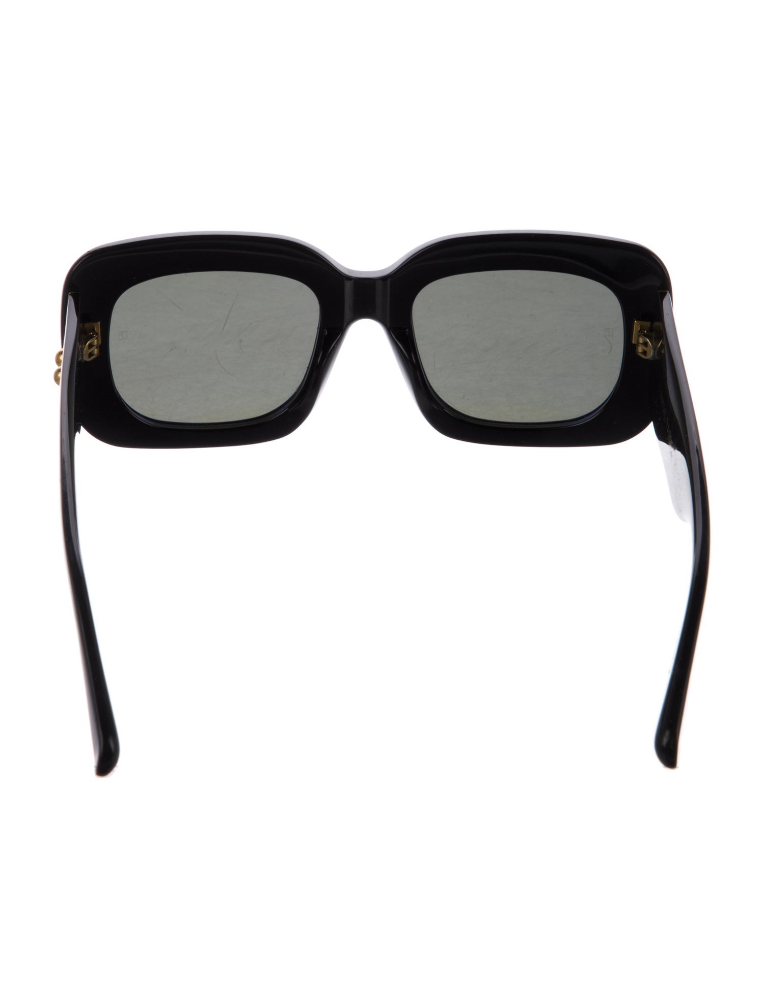 Linda Farrow Square Tinted Sunglasses