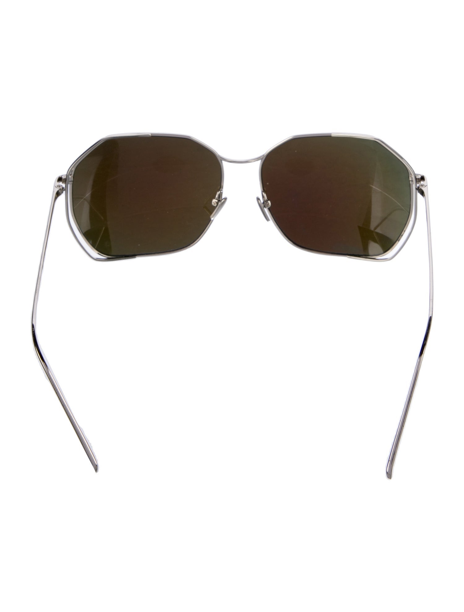 Linda Farrow Square Tinted Sunglasses