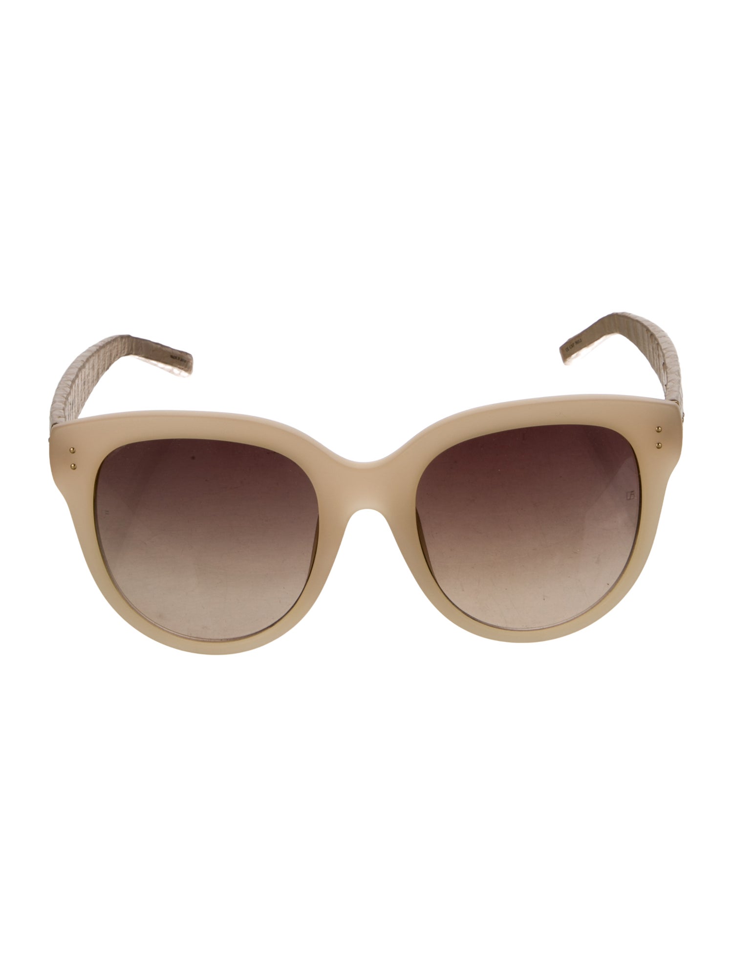 Linda Farrow Oversize Gradient Sunglasses