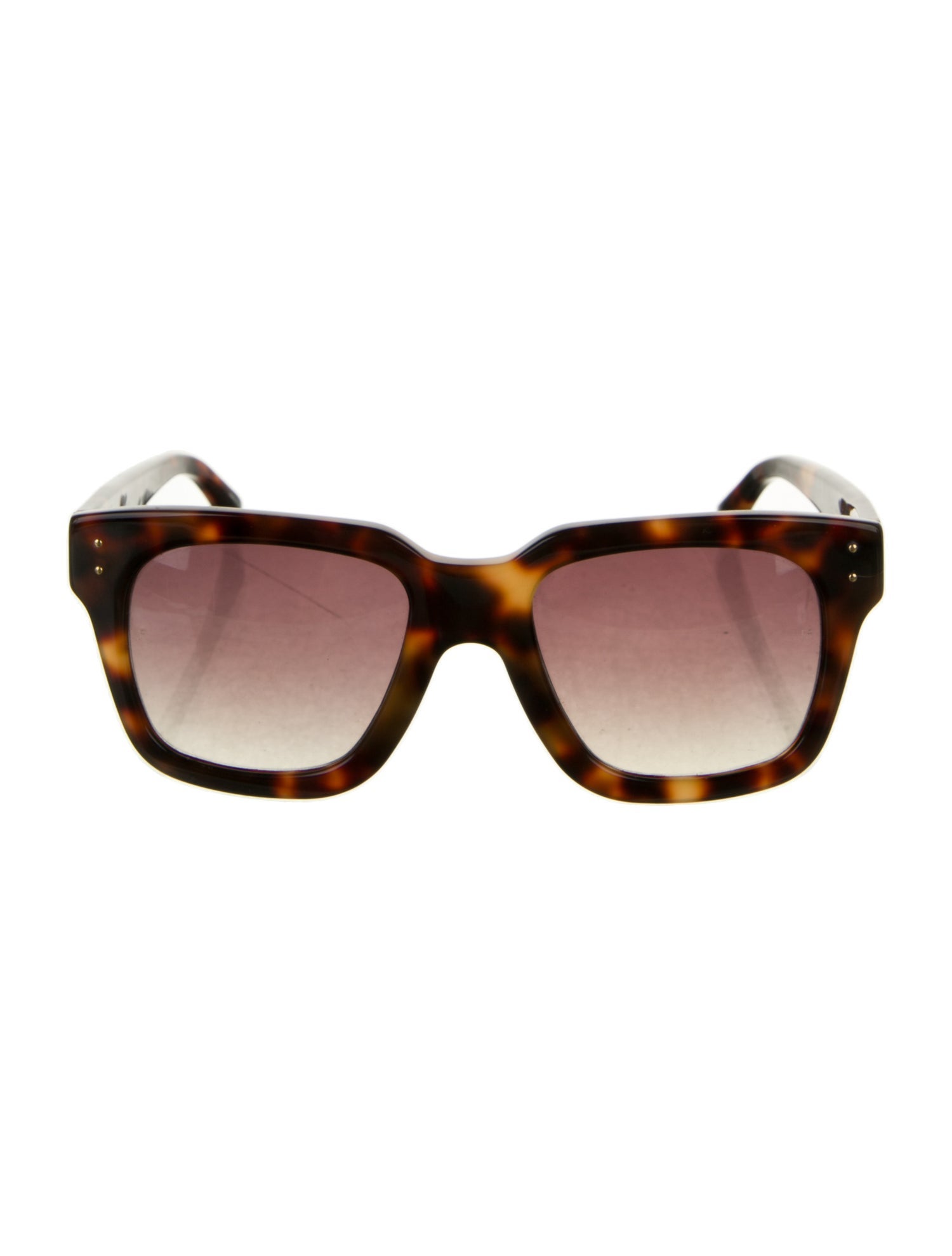 Linda Farrow Wayfarer Gradient Sunglasses