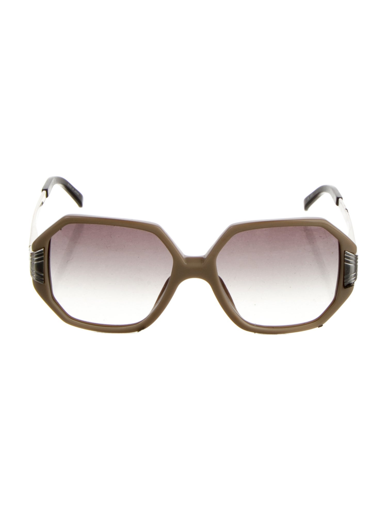 Linda Farrow Oversize Gradient Sunglasses