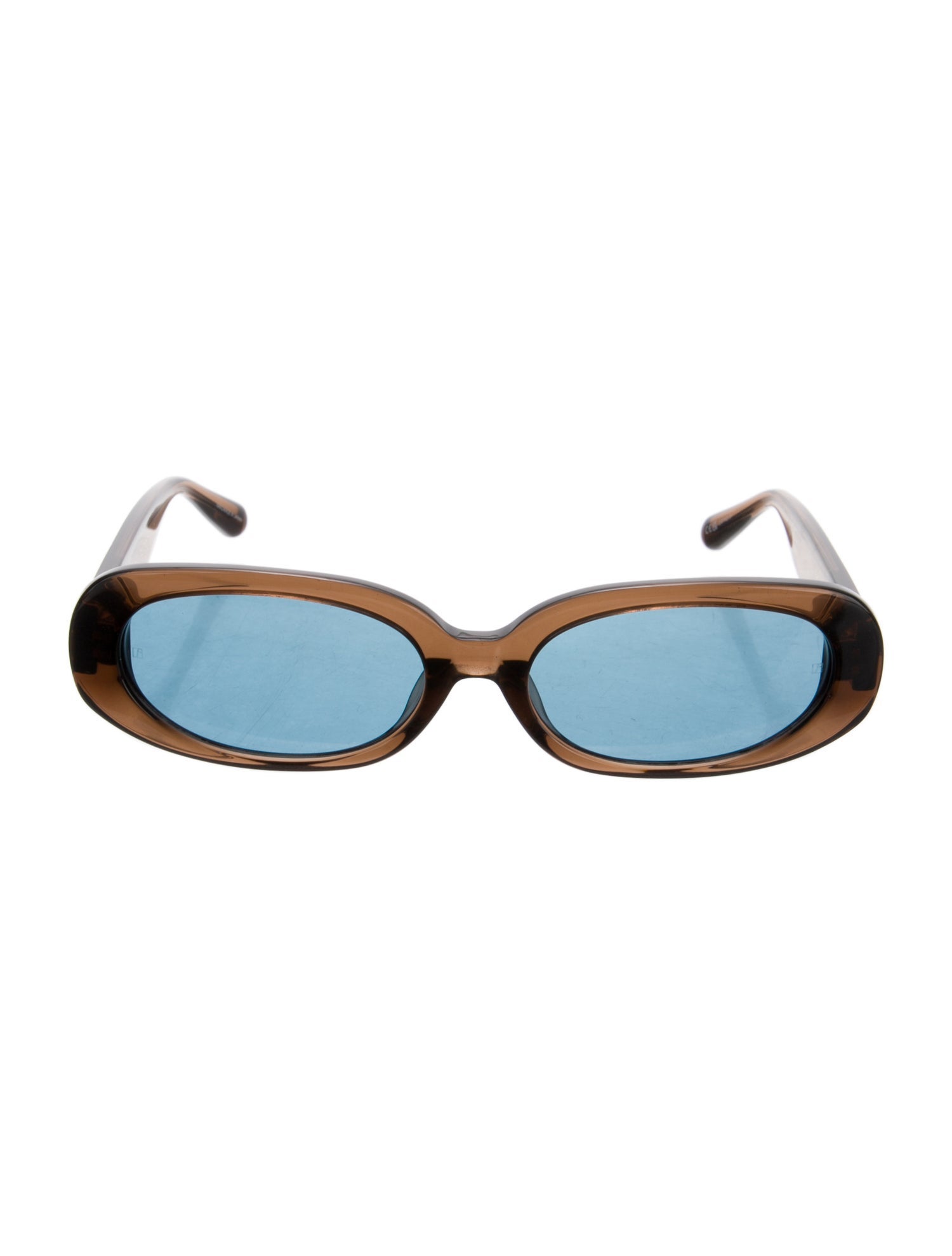 Linda Farrow Square Tinted Sunglasses