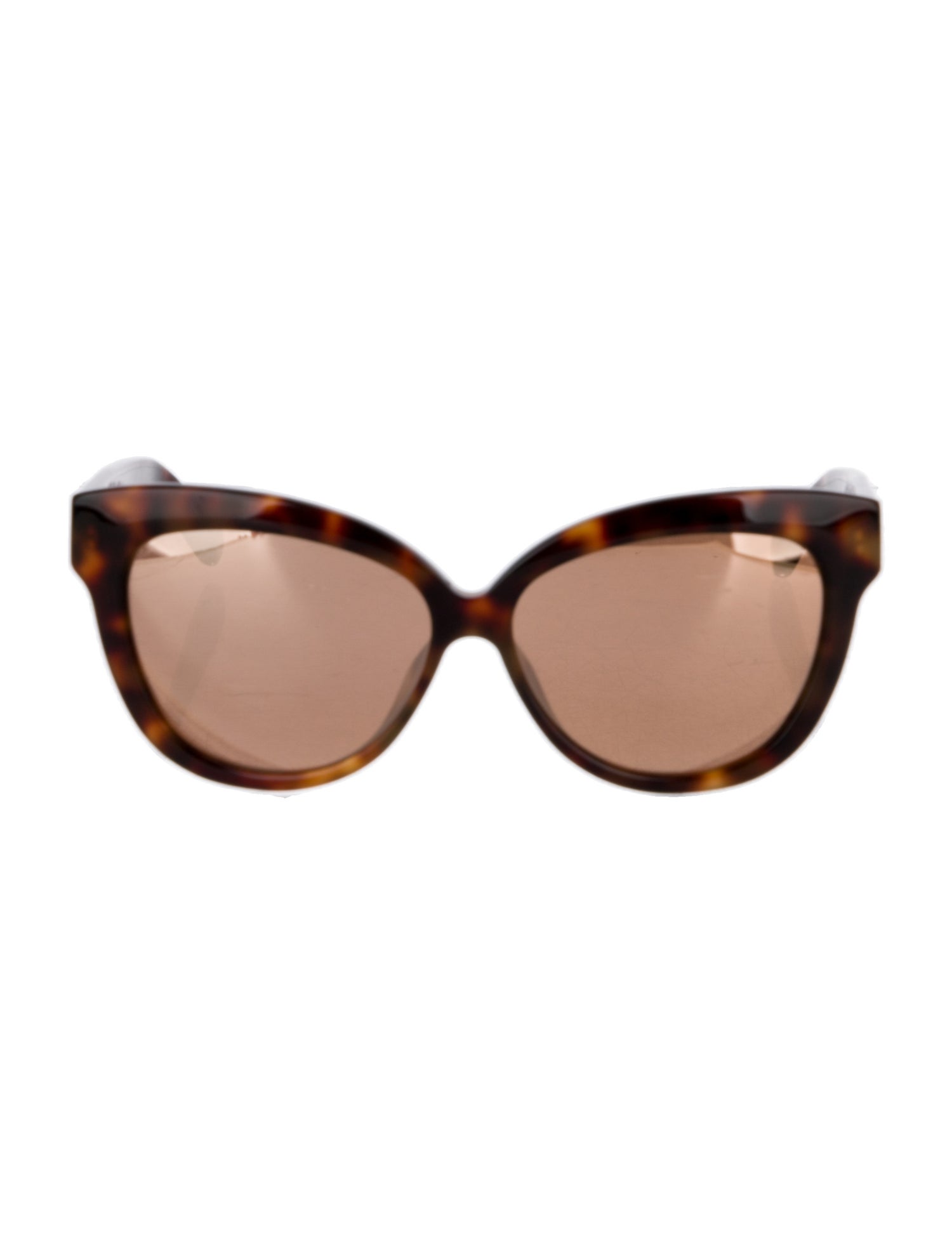 Linda Farrow Cat-Eye Mirrored Sunglasses