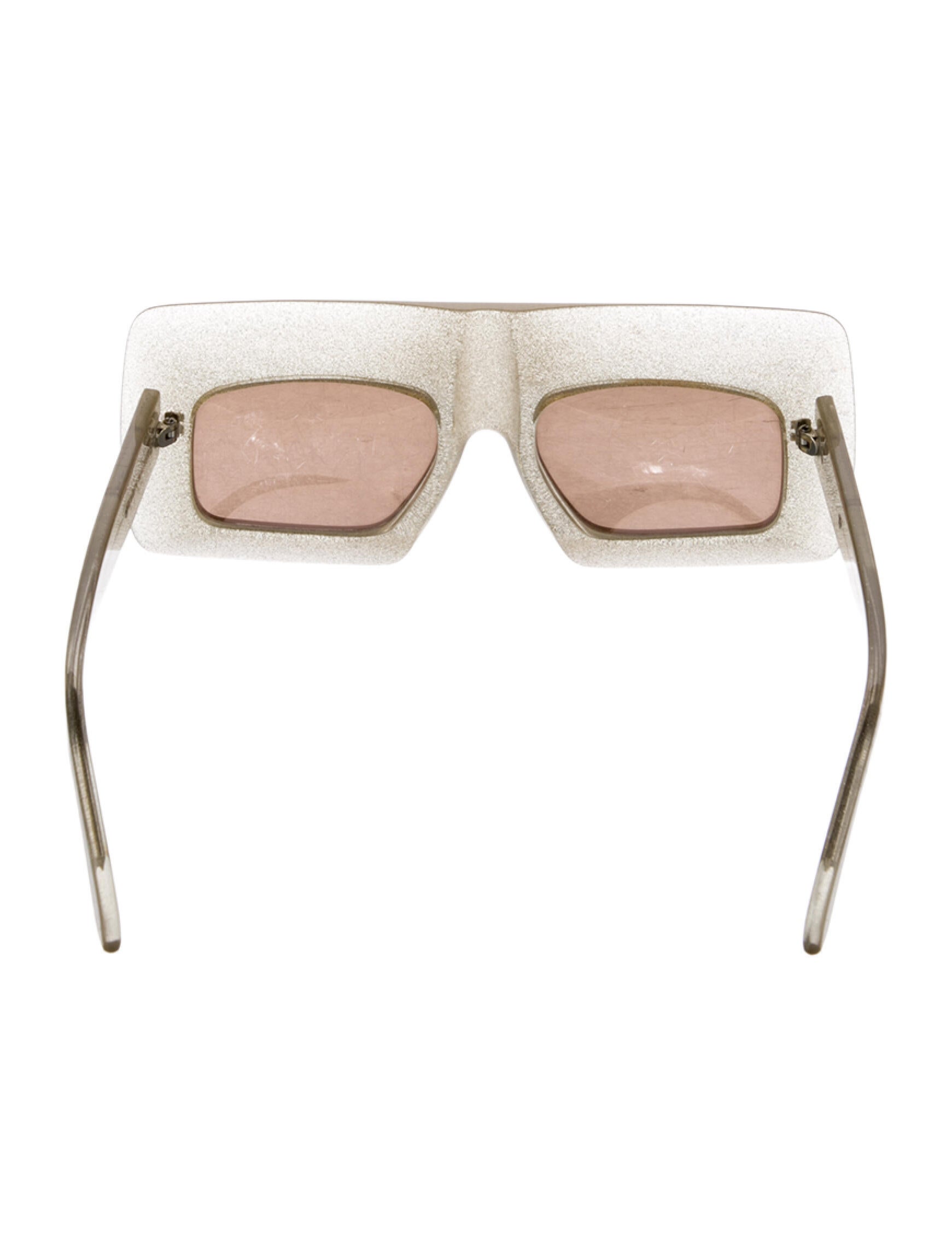 Linda Farrow Square Tinted Sunglasses