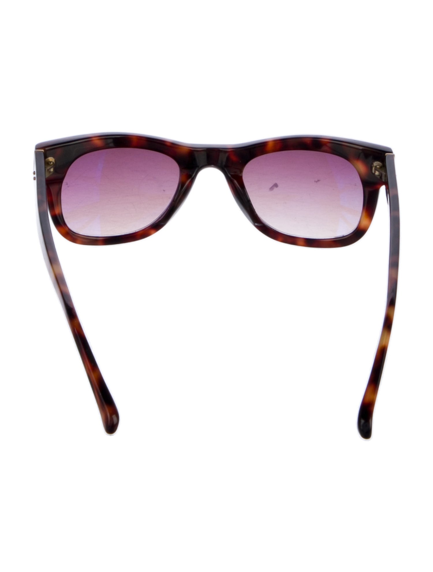 Linda Farrow Wayfarer Gradient Sunglasses