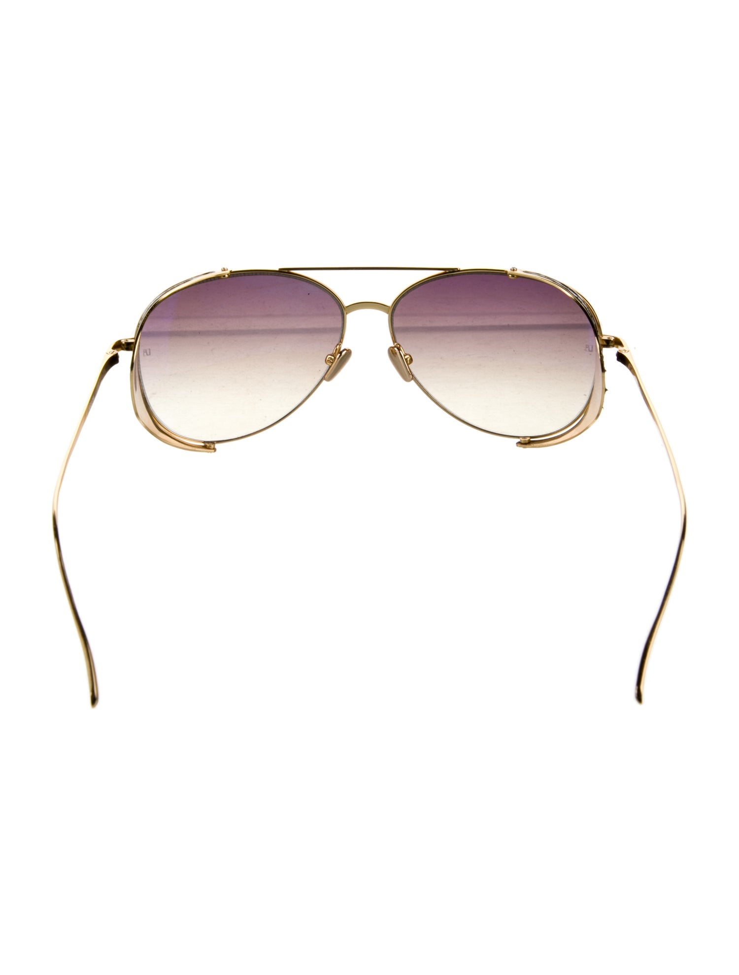 Linda Farrow Aviator Gradient Sunglasses