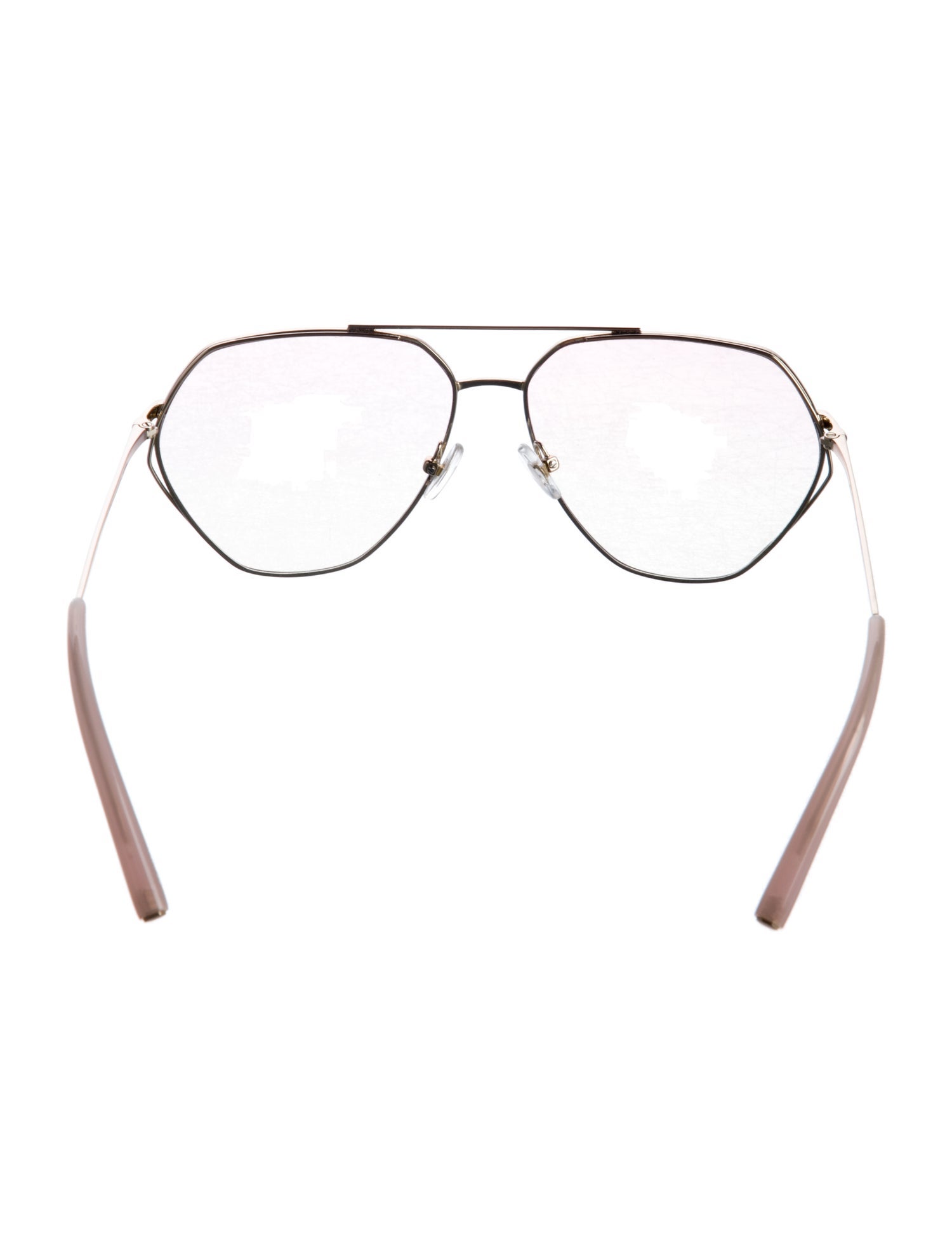 Linda Farrow Aviator Clear Sunglasses