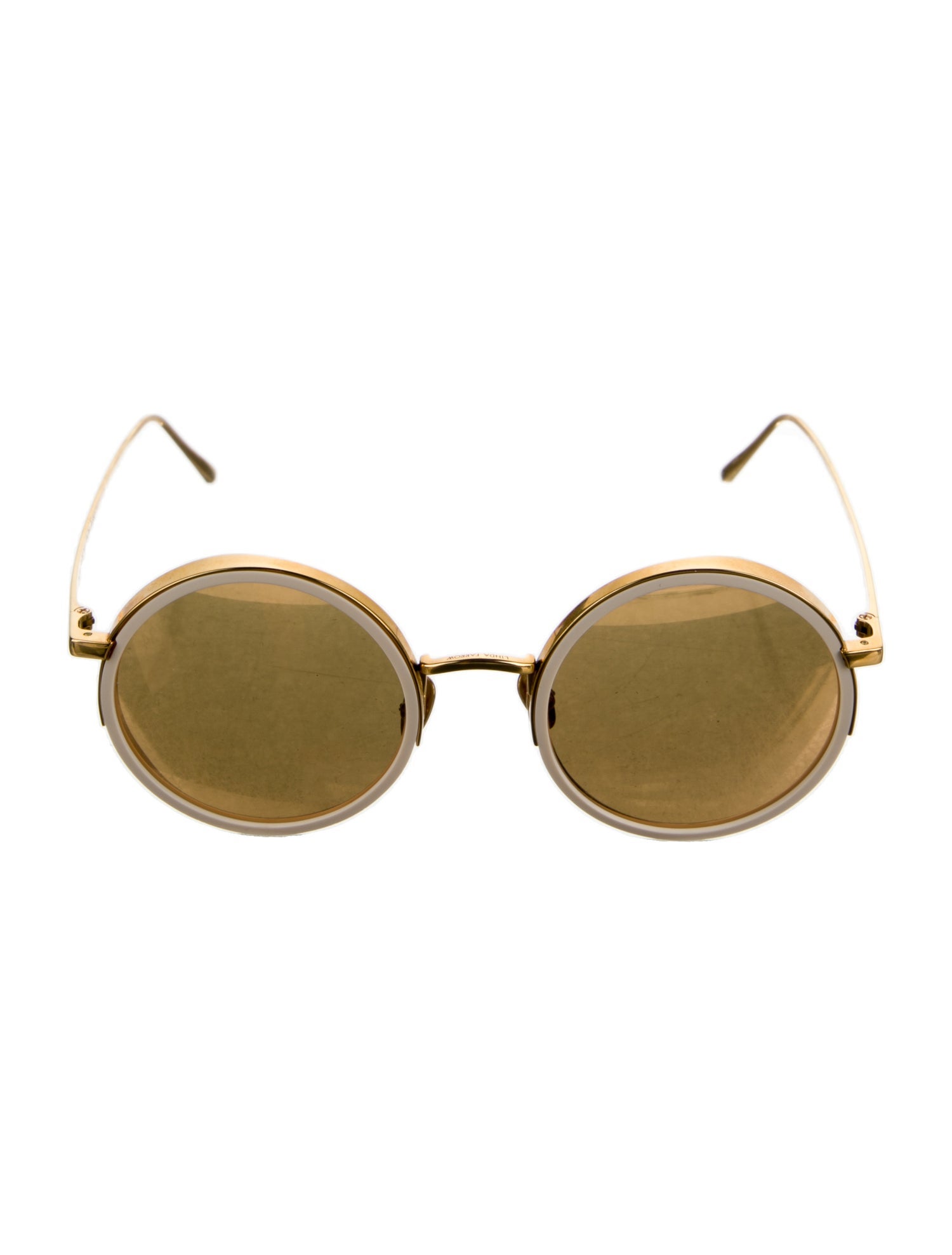 Linda Farrow x Ralph & Russo Round Sunglasses