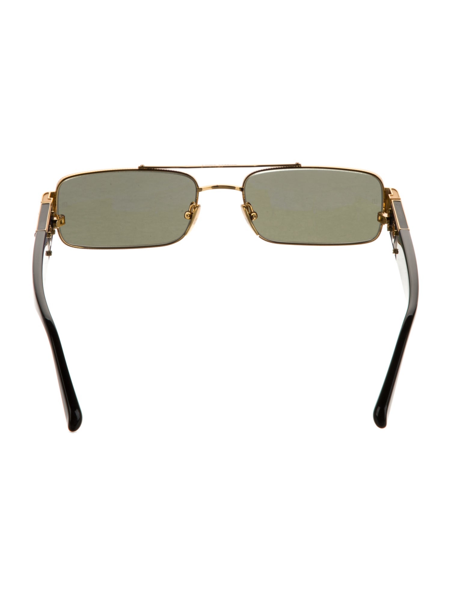 Linda Farrow Square Tinted Sunglasses w/ Tags